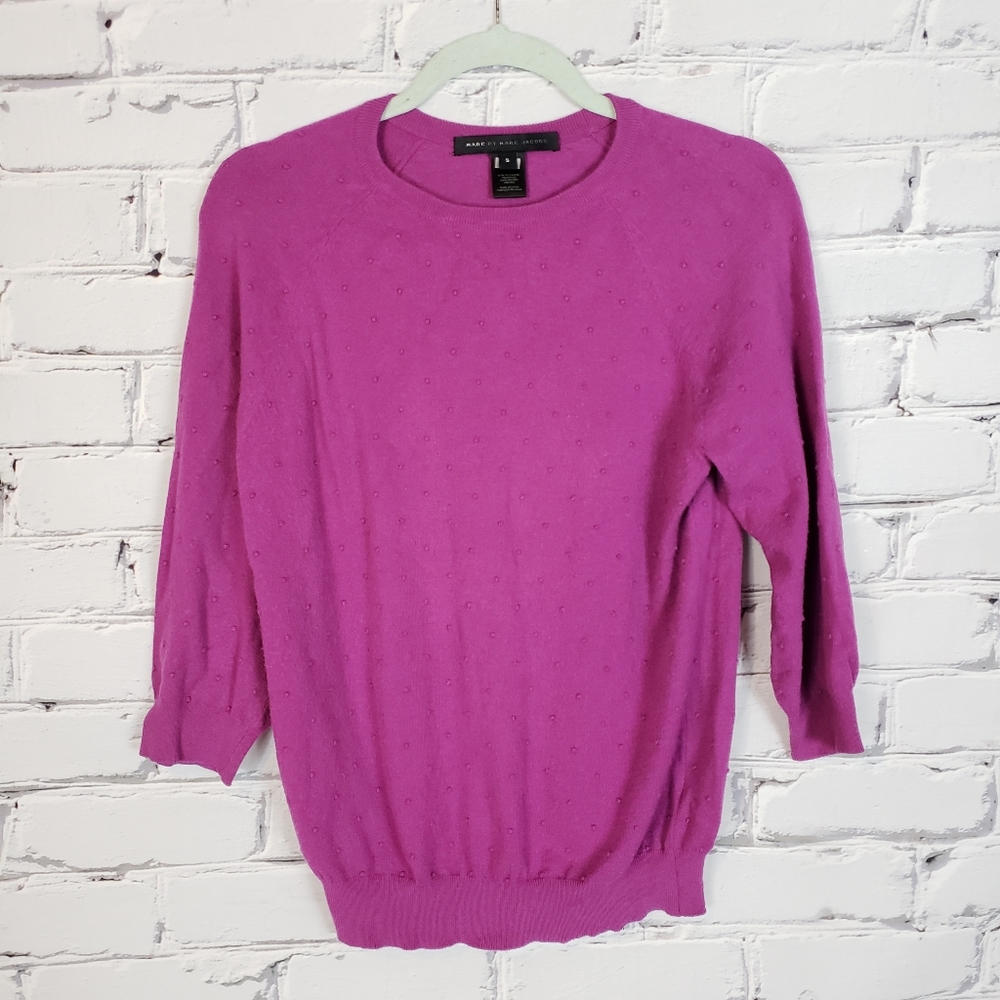 Marc by Marc Jacobs Purple Knit Sweater